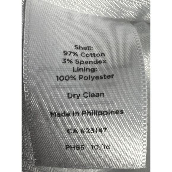 Talbots Blue & White Gingham Check Three Button Blazer Jacket Size 8 - Picture 10 of 10